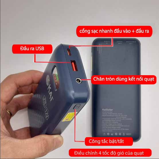 Sạc dự phòng 20.000mAh- dung lượng lớn tiện ích vượt trội 